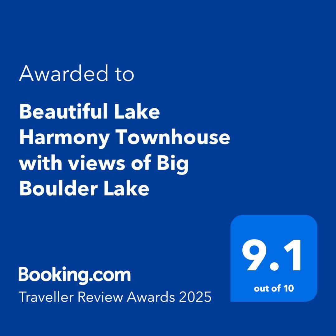 Beautiful Lake Harmony Townhouse At Big Boulder Lake And Ski Area Exterior foto